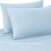 Bedding Castle, 800 Thread Count Luxury Egyptian Cotton 4pc Sheet Set - Stain Wrinkle Fade Resistant, 22 inch Deep Pocket Bedding Set (Olmypic Queen, Light Blue) view 3