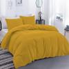 100% Egyptian Cotton Material Super King Size 1 Piece Zipper Duvet Cover by High Kotton 800 Thread Count Solid Pattern Gold view 1