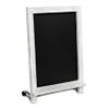 Rustic Whitewash Tabletop Chalkboard Sign/Hanging Magnetic Wall Chalkboard/Small Countertop Chalkboard Easel/Kitchen Countertop Memo Board / 12" x 17" in. Weddings, Birthdays, Baby Announcements view 1