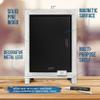 Rustic Whitewash Tabletop Chalkboard Sign/Hanging Magnetic Wall Chalkboard/Small Countertop Chalkboard Easel/Kitchen Countertop Memo Board / 12" x 17" in. Weddings, Birthdays, Baby Announcements view 2