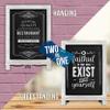 Rustic Whitewash Tabletop Chalkboard Sign/Hanging Magnetic Wall Chalkboard/Small Countertop Chalkboard Easel/Kitchen Countertop Memo Board / 12" x 17" in. Weddings, Birthdays, Baby Announcements view 4