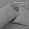 Bedding Castle, 800 Thread Count Luxury Egyptian Cotton 4pc Sheet Set - Stain Wrinkle Fade Resistant, 22 inch Deep Pocket Bedding Set (Olmypic Queen, Dark Grey) view 4