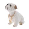Bobblehead Dolls Shaking Head Dog Desktop Ornament for Home Shop Car Dashboard Decor (Bulldog) view 1