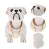 Bobblehead Dolls Shaking Head Dog Desktop Ornament for Home Shop Car Dashboard Decor (Bulldog) view 4