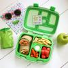 Bentgo Kids Green Lunch Box - BPA-Free, Leak-Proof With Portioned Compartments view 4