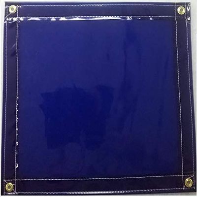 A.B. Kelly Welding Curtains (6 ft x 15 ft, Blue)