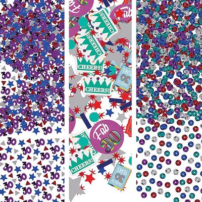 amscan Here's To 30 Value Pack Confetti | 1.2 oz. | 1 Pack