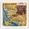 California - Wine Land of America - Vintage Pictorial Map by Amado Gonzalez c.1965 - Master Art Print (Unframed) 13in x 19in view 1