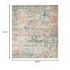 SAFAVIEH Madison Collection Area Rug - 5'3" x 7'6", Grey & Gold, Boho Abstract Distressed Design, Non-Shedding & Easy Care, Ideal for High Traffic Areas in Living Room, Bedroom (MAD425F) view 2