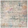SAFAVIEH Madison Collection Area Rug - 5'3" x 7'6", Grey & Gold, Boho Abstract Distressed Design, Non-Shedding & Easy Care, Ideal for High Traffic Areas in Living Room, Bedroom (MAD425F) view 3