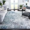 SAFAVIEH Area Rug 8x10 - Aston Collection - Large - Light Blue & Grey, Modern Abstract Design, Non-Shedding & Easy Cleaning, Ideal for Living Room, Bedroom, Office, Dining Space (ASN705M) view 1