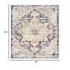 SAFAVIEH Area Rug 8x10 - Madison Collection - Large - Black & Gold, Boho Chic Distressed Medallion Design, Non-Shedding & Easy to Clean, Ideal for Living Room, Bedroom, Dining Space (MAD473Z) view 2