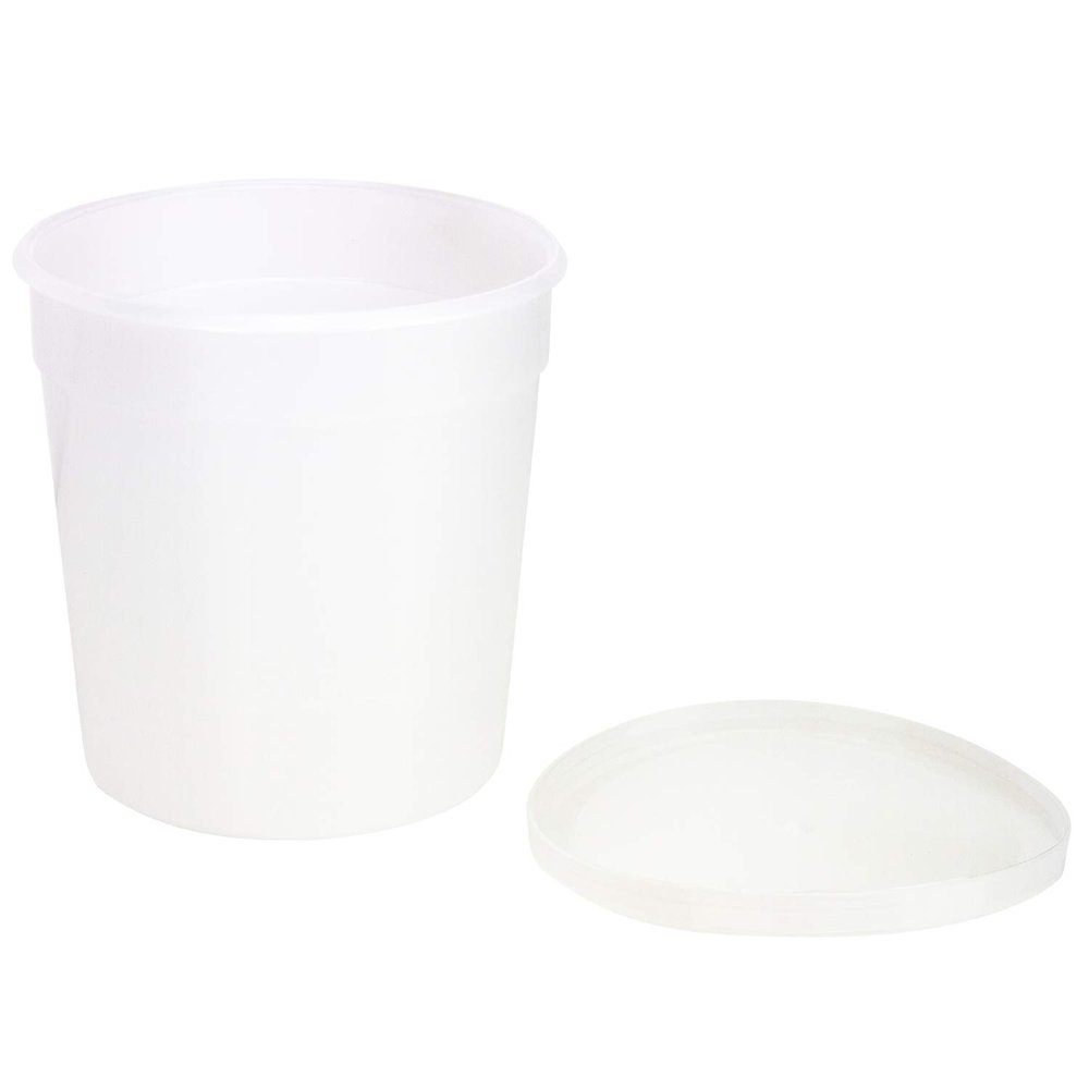 Caplugs Evergreen 240-5702-06N PLSC Series, Press-Lid Pathology Containers, 16oz/473mL, HD-PE, Ample Space, Medical, Pathology, Labware, Storage, Natural, Pack of 60 (99192996)