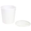 Caplugs Evergreen 240-5702-06N PLSC Series, Press-Lid Pathology Containers, 16oz/473mL, HD-PE, Ample Space, Medical, Pathology, Labware, Storage, Natural, Pack of 60 (99192996) view 1