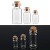 10PCS Cork Stopper Glass Bottle DIY Decoration Mini Glass Bottle Favor Mini Message Jar Cork Small Glass Wishing Bottle for Wedding Party(2ml-10pcs) view 2