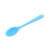 uxcell Silicone Dinner Spoon Table Spoon Dessert Spoon Utensils for Kitchen Restaurant Blue view 1