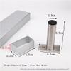 2.7cm Height Extra Large Rectangle Aluminium Pineapple Cake Mold Stainless Steel Press Smoother For DIY Cookie&Biscuit Tools view 2
