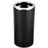 Bathroom Accessories Set 6 Piece - Trash Can, Toothbrush Holder, Toothbrush Cup, Soap Dispenser, Soap Dish, Toilet Brush Holder - Modern Bathroom Decor Set (Black) view 3