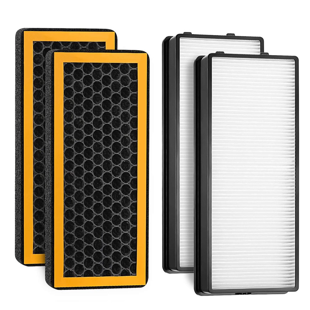 PetPlus at-PETODR Replacement Filter Pack Compatible with HoMedics PetPlus at-PETODR and TotalClean at-OFL Filter for AT-PET01, AT-PET02, AR-45, 4 Pack