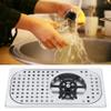 Pitcher Rinser, 114mm Diameter 201 Stainless Steel Cup Washer Milk Tea Cup Cleaner Glass Rinser G1/2in Thread Connector, for Hotel/Coffee Shop/Home view 3