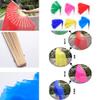 Kungfu Alien Belly Dancing Silk Bamboo Veils Dance Long Fans Dance Fans view 2