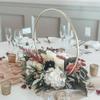 Everbon Pack of 5 Wedding Decoration Table Centerpiece Hoop Flower Stand Metal Round Vases Gold Rack Event Party Decor view 4