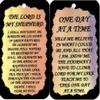12 Sets Of 2 Inspirational 3 1/2" x 6" Kitchen Decor Signs/Plaques Sayings 1028 and 1030 The Lord Is My Shepherd, One Day At A Time Birthday Christmas Friendship House Warming Anytime Gifts 24 total pieces view 1