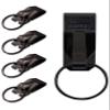 Lucky Line The Original Secure-A-Key Slip-On for Wide Belts, 5 Per Pack (47005)", Black view 1