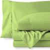 RV LINEN Cotton 600 Thread Count- 4 Pieces Sheet Set King Size, Sage  Soft Quality 100% Bedding Sheet  Luxury 16 Inch Deep Pocket & Bedding Set with Flat Sheet, Fitted Sheet, 2 Pillow Cases view 1