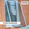 Metro Screenworks Small Window Screen Frame Kit - White, 3/8 in x 3/4 in view 4