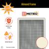 Metro Screenworks Small Window Screen Frame Kit - Almond, 3/8 in x 3/4 in view 2