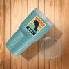 BeeTeeStore Funny Manatee Lover Cup - Vintage Cup, Retro Silhouette - 30oz Teal Tea, Coffee Tumbler view 2