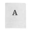 Avanti Linens - Hand Towel, Soft & Absorbent Cotton, Embroidered Bathroom Decor (Monogram Collection, Initial A) view 1