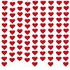 100 Hearts Felt Valentines Garland Valentines Day Decorations 4 Pack (Each 10ft) Heart Hanging String Garland Galentines Day Wedding Anniversary Birthday Home Decor Windows Background Party Supplies view 1