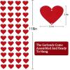 100 Hearts Felt Valentines Garland Valentines Day Decorations 4 Pack (Each 10ft) Heart Hanging String Garland Galentines Day Wedding Anniversary Birthday Home Decor Windows Background Party Supplies view 2