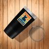 BeeTeeStore Funny French Bulldog Lover Cup - Retro Vintage Silhouette - 20oz Black Tea, Coffee Tumbler view 2