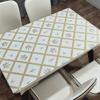 1.2Mm Thick Soft Glass Table Covers Not Transparent Kawaii Marble Fruit Pattern PVC Tablecloth Home Textile Oil Proof Placemats,B,100x100cm view 1