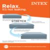 Intex 64759E Dura-Beam Standard Downy Air Mattress: Fiber-Tech Queen Size 10in Bed Height 600lb Weight Capacity Pump Sold Separately view 4