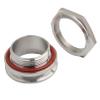 Semfeil Brew TRUE 2" Tri clamp Bulkhead Compression Fitting 304 Stainless Steel Homebrew Kettle Pot 2 Inch Tri Clamp Weldless Bulkhead Fittings view 3