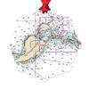 Cuttyhunk Premium Nautical Chart Metal Ornaments, Double Sided, London - NOAA Nautical Charts view 1