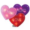 Impact 16 Lighted Valentines Day Heart - Be Mine XOXO Love Window Shimmer Decoration view 1