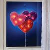 Impact 16 Lighted Valentines Day Heart - Be Mine XOXO Love Window Shimmer Decoration view 2