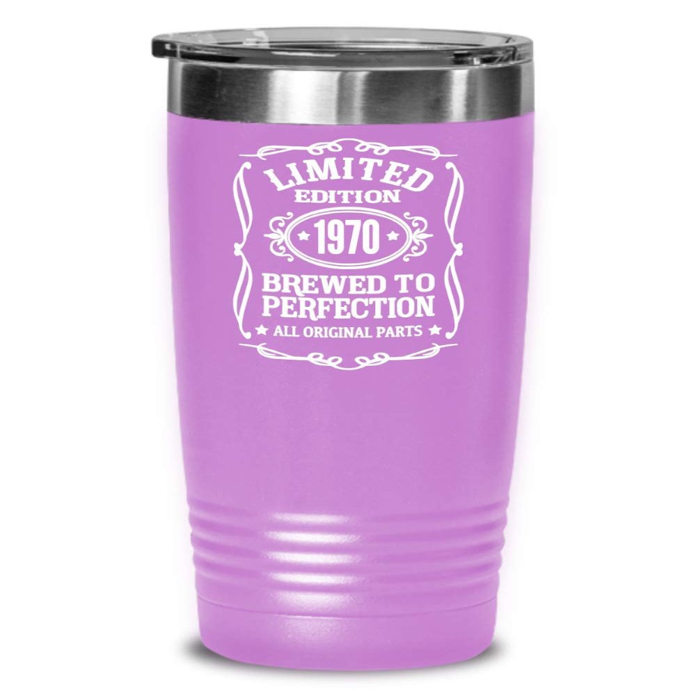 1970 Gifts for 49th Birthday Announcement Tumbler Custom Birthday Gifts for Husband from Wife Limited Edition Gift for Men and Women Coffee Mugs Tea C