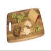 Acacia Rect. Cutting board, cut-out handle, 18X12X1 view 2