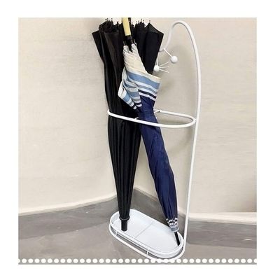 GUOYANHOME Umbrella Rackss Iron Umbrella Stand, Animal Cartoon Umbrella Holder, Creative Storage Rack for Home School Convenience Store, 4 Colors, 35x18x74cm (Color : White)