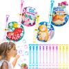JOYIN 32 Pcs Valentines Day Gift Cards with Mini Bubble Maker Wands for Kids, Valentine Party Favor Toys, Valentine's Day Kids Classroom Exchange Prizes, Bubble Wands with Cards, Photo Prop Decor view 2