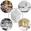 AnnkkyUS 6-Pack White Storage Plastic Baskets, Plastic Weave Basket for Organizing view 4