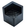 Mysummer Pack of 4 Furniture Risers Square Black Bed Risers, Add 2" Height to Sofa,Desks,Tables and Chairs Creat Underbed Storage Wood Furniture Legs view 2