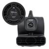 XPOWER P-80A Mini Mighty 138 W 600 CFM Centrifugal Air Mover, Carpet Dryer, Floor Fan, Blower, Stackable, Daisy Chain, for Water Damage Restoration, Janitorial, Plumbing, Home Use, Black view 2