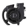 XPOWER P-80A Mini Mighty 138 W 600 CFM Centrifugal Air Mover, Carpet Dryer, Floor Fan, Blower, Stackable, Daisy Chain, for Water Damage Restoration, Janitorial, Plumbing, Home Use, Black view 3